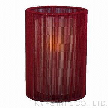 Metal Framed Thread Candle Lamp, Excellent Tabletop Lighting for restaurant, hotel, club & bar